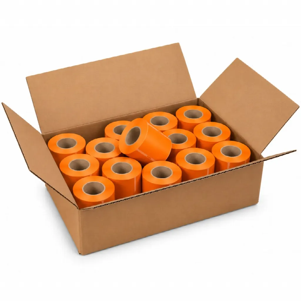 CoatCheck Gepäckanhänger, 14 x 160 Tickets, orange