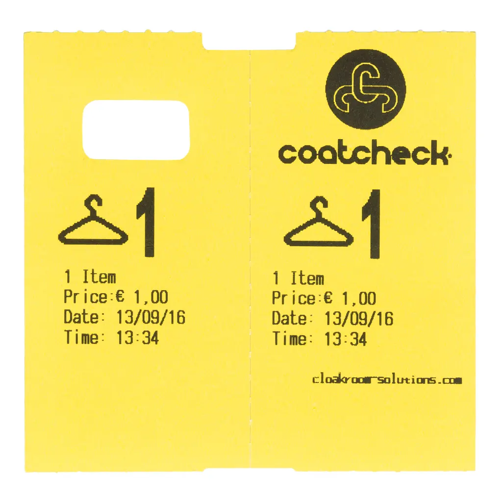 Coatcheck+ Ticketdrucker + Tastatur