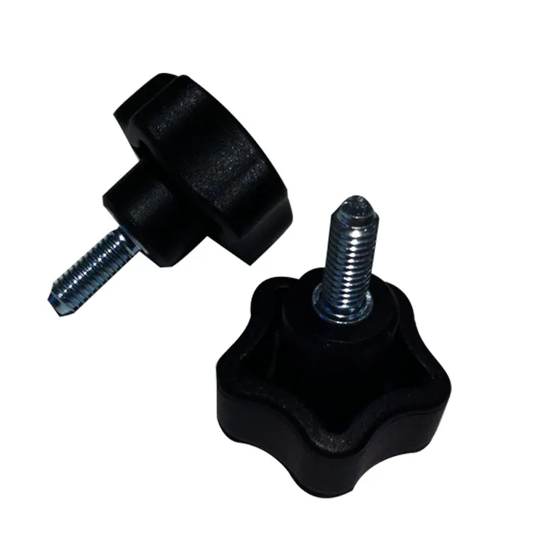 Bolts with star grip for easy rack assembly