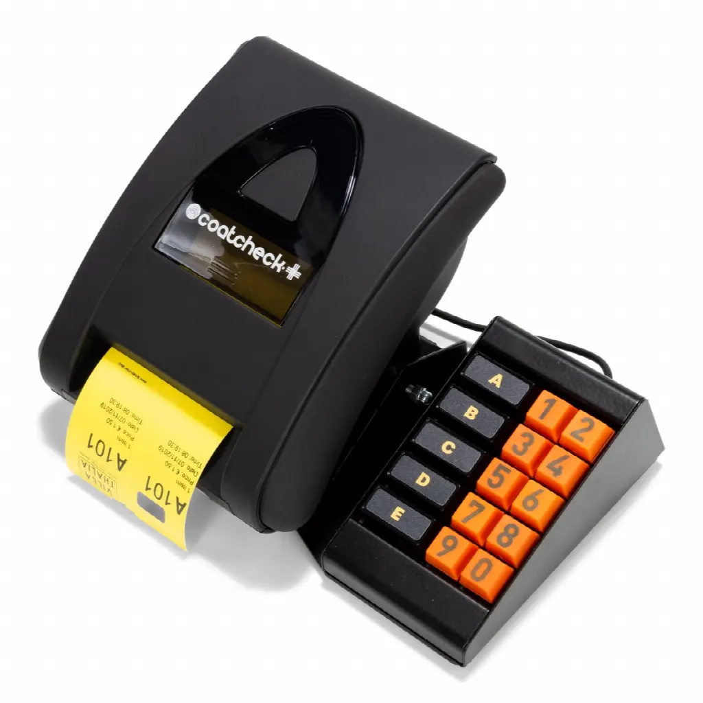Coatcheck+ Ticketdrucker + Tastatur