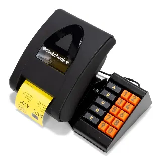 Coatcheck+ Ticketdrucker + Tastatur