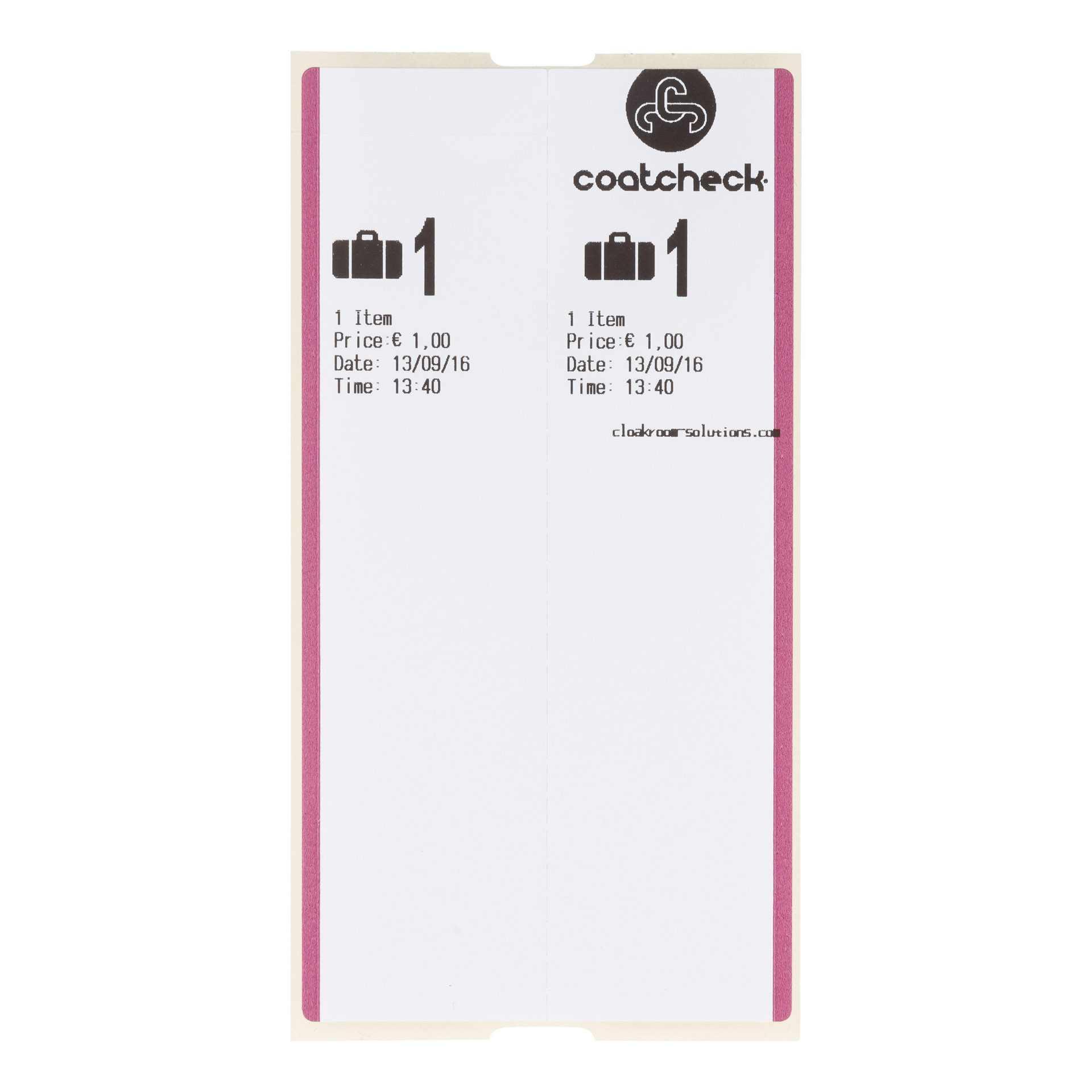 CoatCheck OneFive Ticketprinter with Keyboard